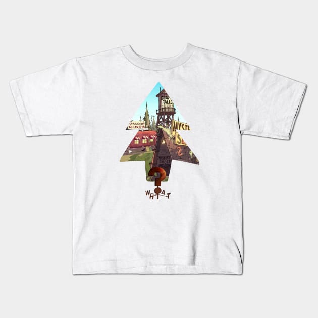 Gravity Falls Kids T-Shirt by bryant114